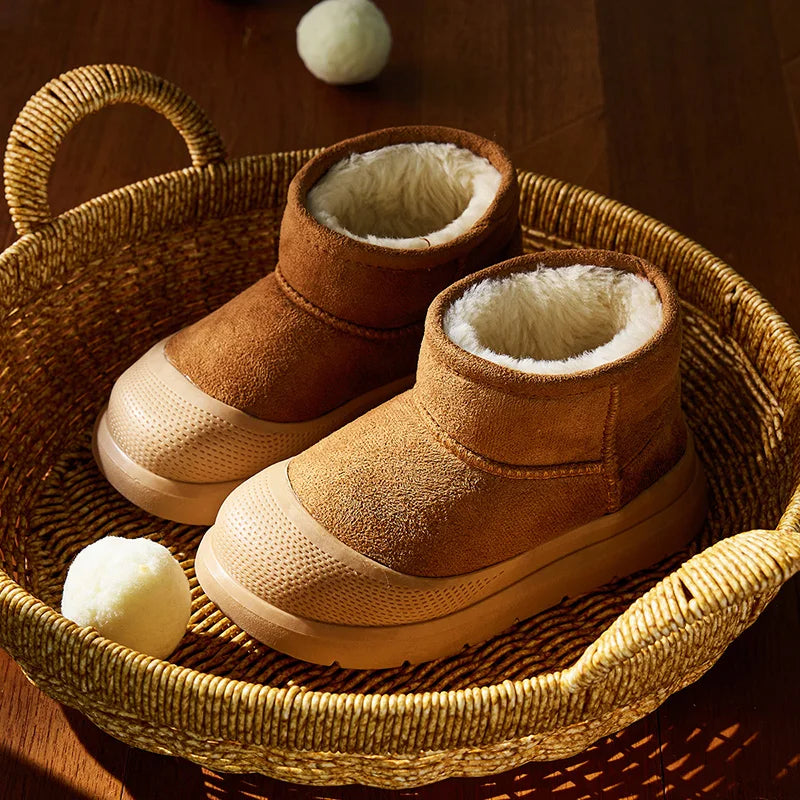 Baby Casual Boots New 2025 Fashion Children Snow Boots Kids Running Shoes Short Boots Sport Shoes Boys Girls Non-slip Ankle kids_shoes