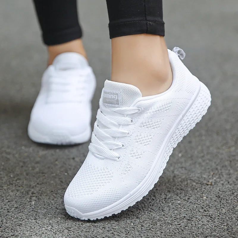 Women Casual Shoes Fashion Breathable Walking Mesh Flat Shoes Woman White Sneakers Women 2024 Tenis Feminino Female Shoes sneakers_women