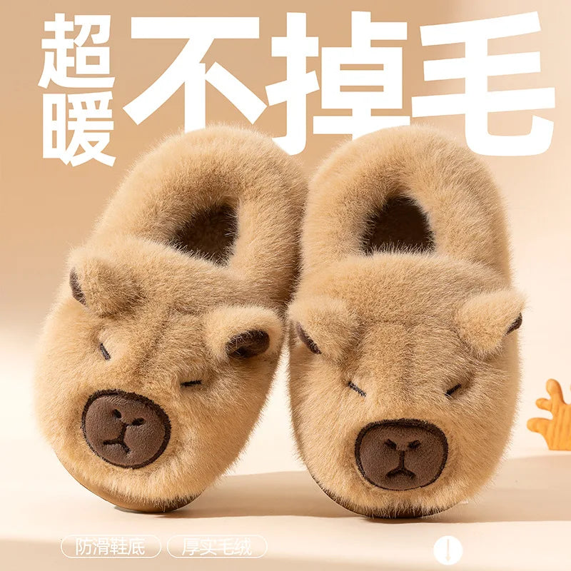 Trendy Cute Kids Shoes Cartoon Comfortable Non-slip Children Shoes Lightweight Soft Bottom Children's Shoes Cotton Slippers kids_shoes