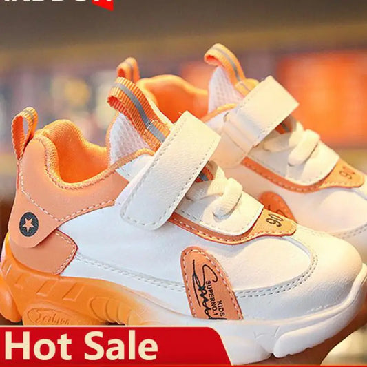 Size 20-31 Children Wear-resistant Casual Sports Shoes Baby Anti-slip Toddler Shoes Girls Boys Kids Soft Bottom Running Sneakers kids_shoes