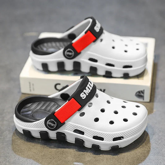 Children Slippers Boy Clogs Summer Beach Shoes Sneaker Casual Comfortable Indoor Outdoor Sports Sandals for Boy 4 To 10 Years kids_shoes