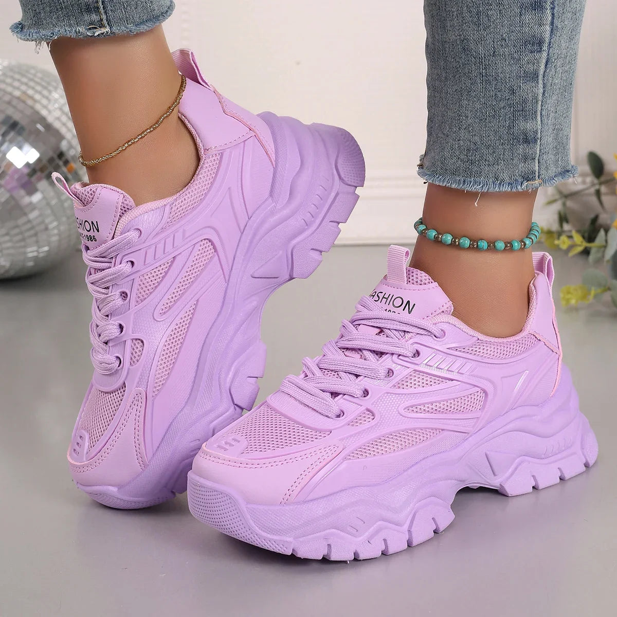 Women Sneakers 2024 New Fashion Chunky Sneakers Women Outdoor Tennis Platform Sports Shoes for Women Lightweight Designer Shoes sneakers_platform