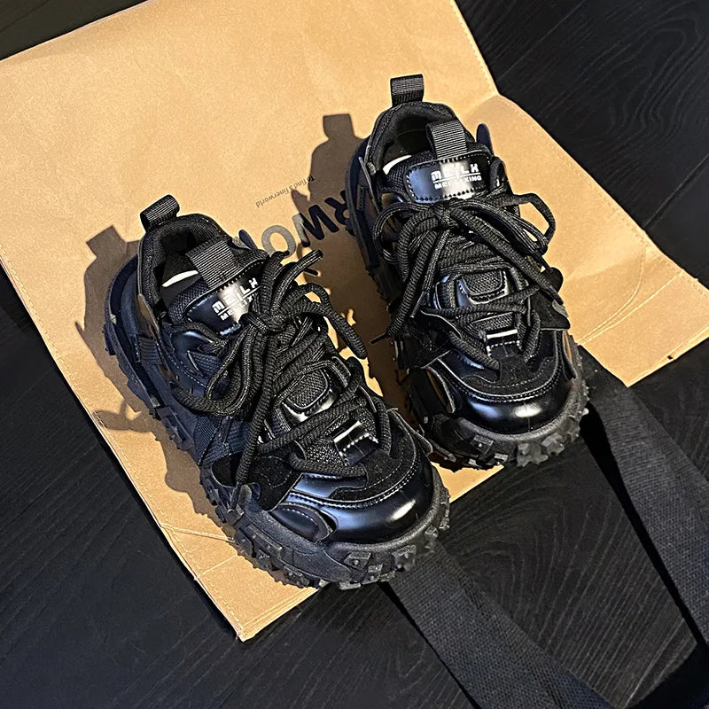 2025 New Summer Breathable Women Thick Sole Casual Shoes Fashion High Heels Women Wedges Heels Sneakers Trainers Platform Shoes sneakers_platform