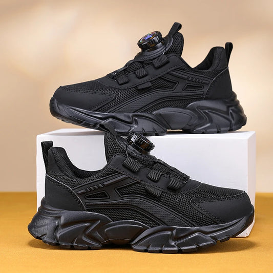 New Children Sports Shoes Boy Sneaker Black Mesh Summer Breathable Kids Casual Shoes Boy Running Tennis Running Sneaker kids_shoes