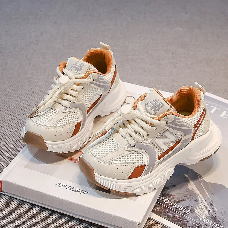 Children's Sneakers Spring Autumn Fashionable Comfortable Sports Casual Shoes Boys Girls Dad Made From Mesh-Versatile Kids Shoes kids_shoes