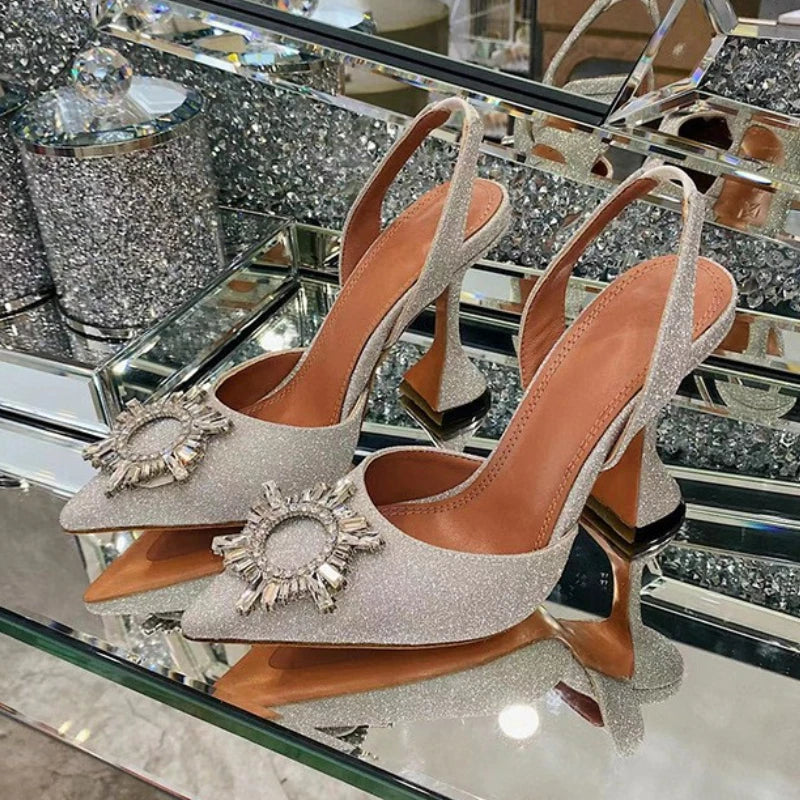 Luxury Chaussure En Talon Custom Slingback Fashion Kitten Comfortable Shoes Women Heels for Ladies heels_bridal
