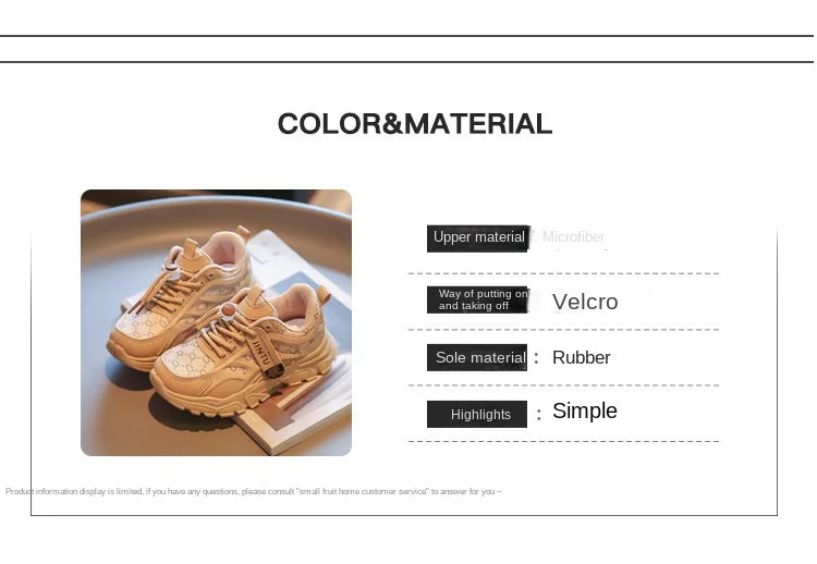 Girls Spring and Autumn New Children's Wear - Resistant Sports Shoes Boys Elementary School Casual Shoes kids_shoes