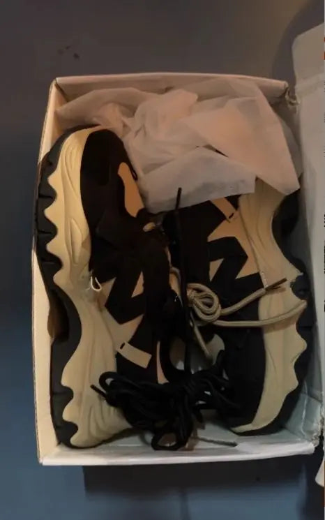 2026 Women's Color Block Platform Sneakers New Fashion Trend Versatile Autumn Casual Walking Style Shoes sneakers_platform