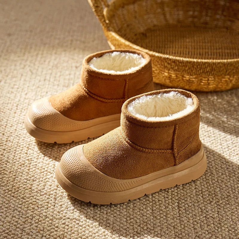 Baby Casual Boots New 2025 Fashion Children Snow Boots Kids Running Shoes Short Boots Sport Shoes Boys Girls Non-slip Ankle kids_shoes