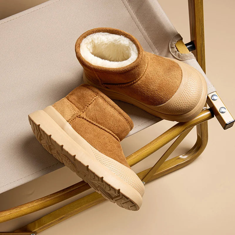 Baby Casual Boots New 2025 Fashion Children Snow Boots Kids Running Shoes Short Boots Sport Shoes Boys Girls Non-slip Ankle kids_shoes