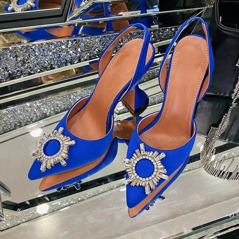Luxury Chaussure En Talon Custom Slingback Fashion Kitten Comfortable Shoes Women Heels for Ladies heels_bridal