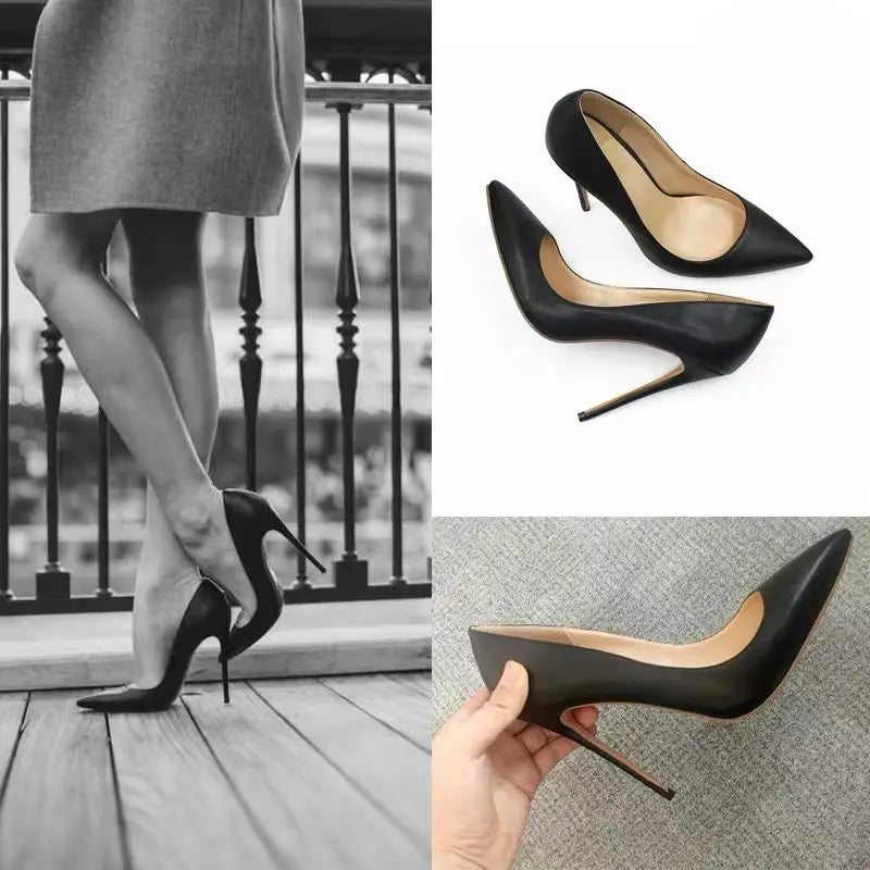 Dropshipping Tacon Alto European Trendy Big Size Stiletto Pumps Super High Custom Design Elegant Sexy Nude Heels for Ladies heels_high heels_stiletto