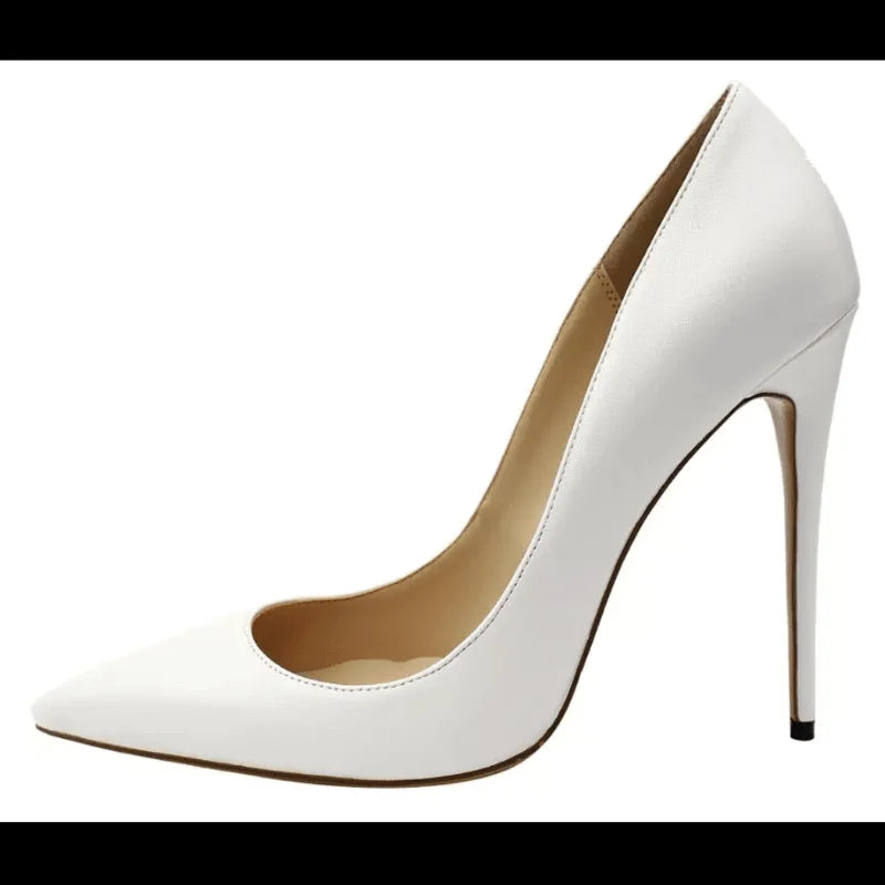 Dropshipping Tacon Alto European Trendy Big Size Stiletto Pumps Super High Custom Design Elegant Sexy Nude Heels for Ladies heels_high heels_stiletto