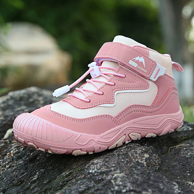Autumn Spring New Casual Mid-Top Kids' Sport Shoes Popular Breathable Mesh Design Non-Slip for Outdoor Use kids_shoes