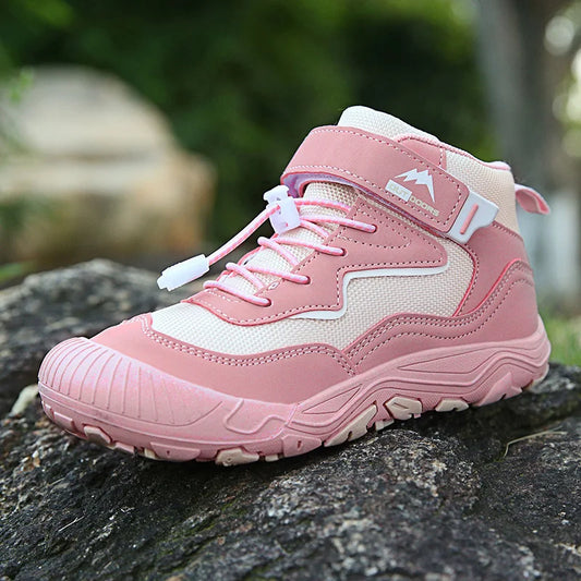 Autumn Spring New Casual Mid-Top Kids' Sport Shoes Popular Breathable Mesh Design Non-Slip for Outdoor Use kids_shoes
