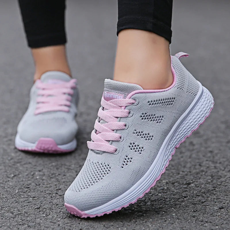 Women Casual Shoes Fashion Breathable Walking Mesh Flat Shoes Woman White Sneakers Women 2024 Tenis Feminino Female Shoes sneakers_women