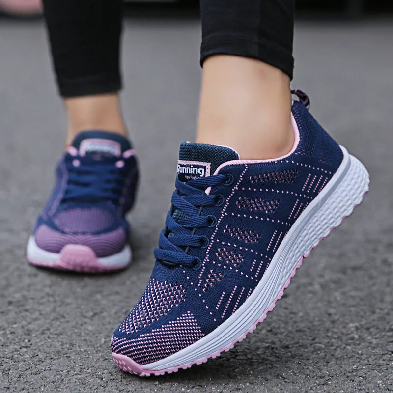 Women Casual Shoes Fashion Breathable Walking Mesh Flat Shoes Woman White Sneakers Women 2024 Tenis Feminino Female Shoes sneakers_women