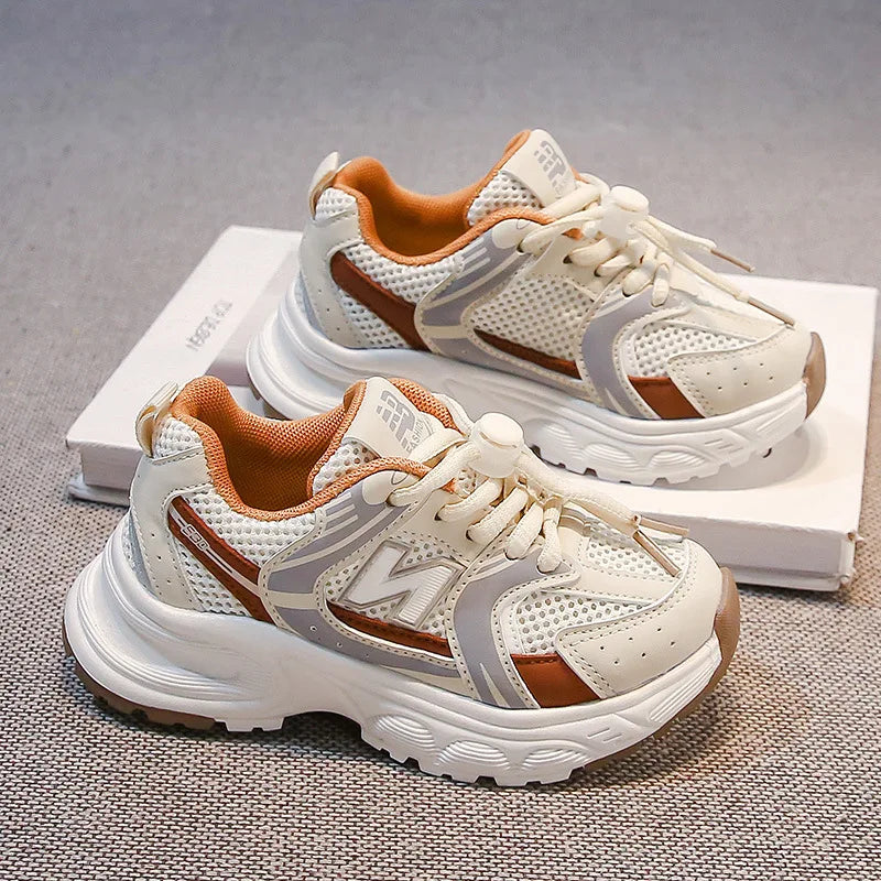 Children's Sneakers Spring Autumn Fashionable Comfortable Sports Casual Shoes Boys Girls Dad Made From Mesh-Versatile Kids Shoes kids_shoes