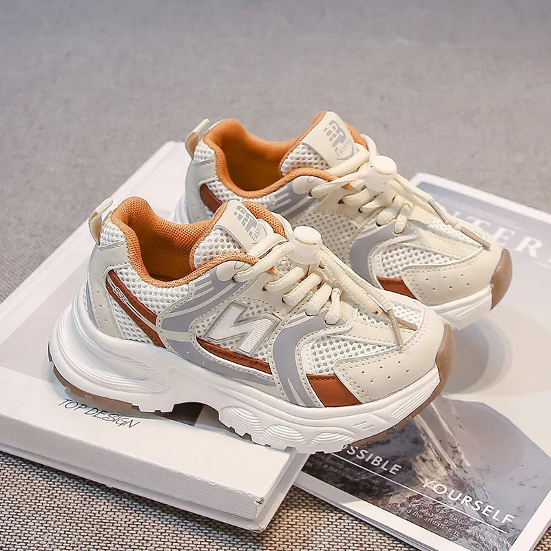 Children's Sneakers Spring Autumn Fashionable Comfortable Sports Casual Shoes Boys Girls Dad Made From Mesh-Versatile Kids Shoes kids_shoes