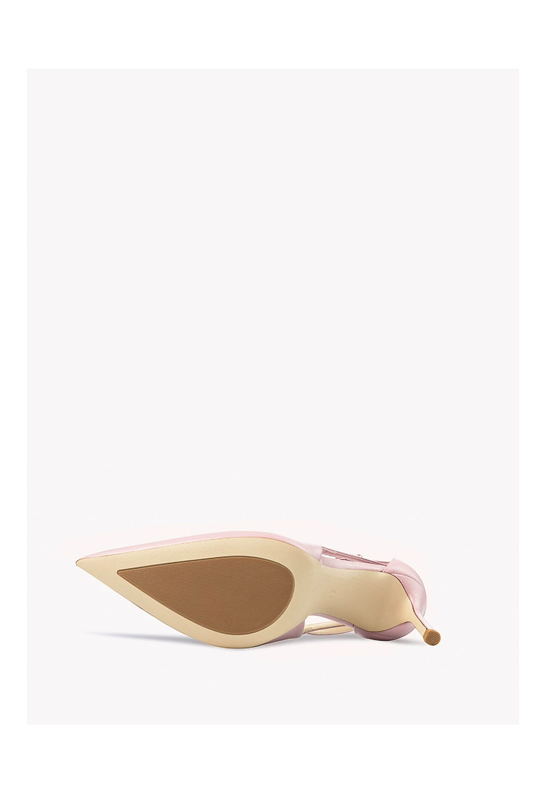 2025 Summer New Arrival Strap Roman Closed Toe Sandals Women's Stiletto Heel Pink Openwork Strap Pointed High Heels heels_stiletto