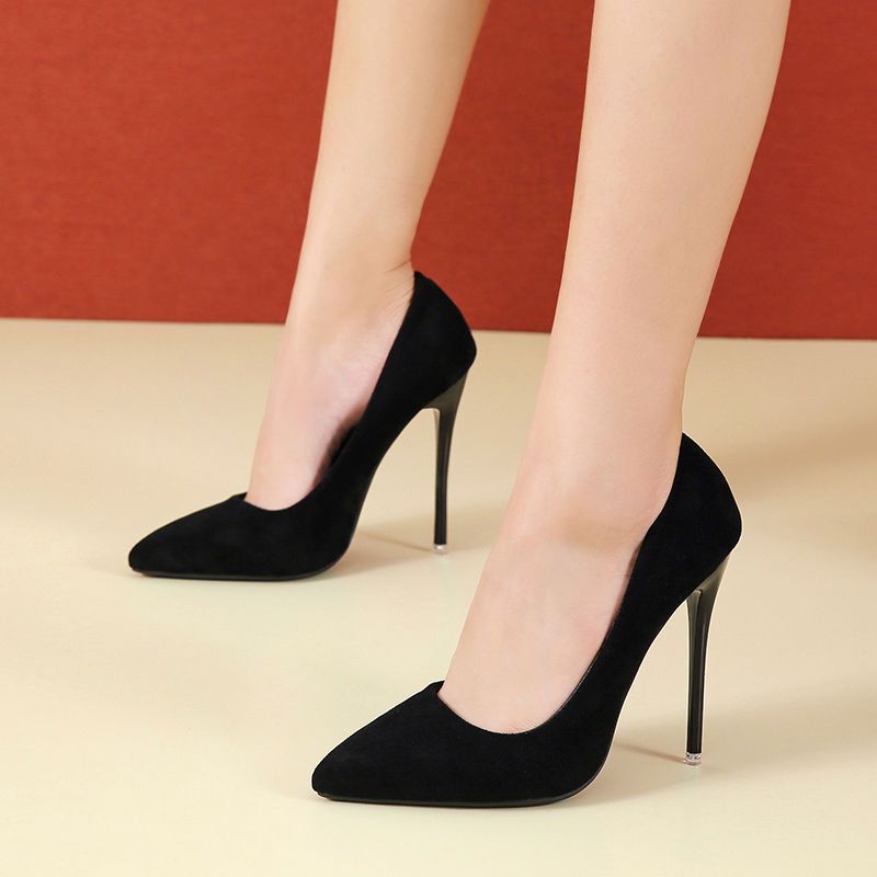 2024 Fashion High Heels 35-45 Plus Size Women Shoes 12cm Thin Stiletto Banquet Wedding Shoes Sexy Pointed Toe Ladies Party Shoes heels_stiletto