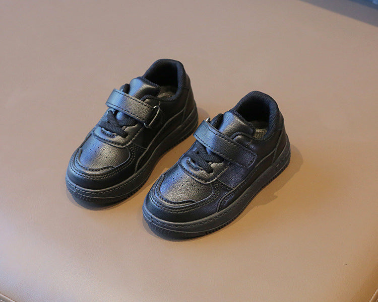 Tenis Sneakers Kids Spring/Autumn New Boys Girls Sports Shoes Casual Board Shoes Leather Soft Soled Children Small White Shoes kids_shoes