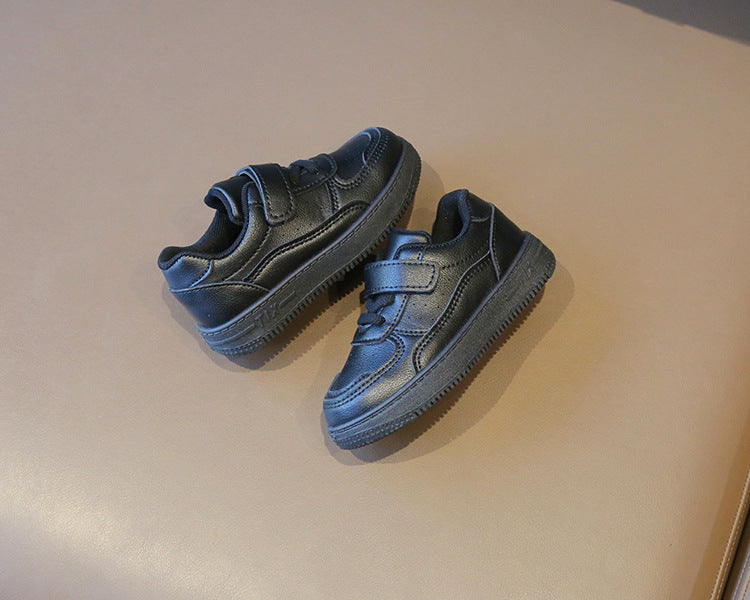 Tenis Sneakers Kids Spring/Autumn New Boys Girls Sports Shoes Casual Board Shoes Leather Soft Soled Children Small White Shoes kids_shoes