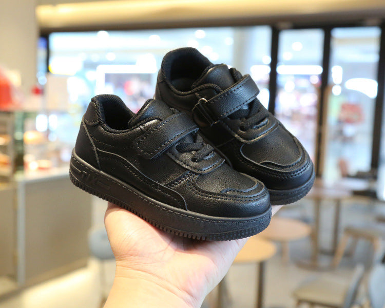 Tenis Sneakers Kids Spring/Autumn New Boys Girls Sports Shoes Casual Board Shoes Leather Soft Soled Children Small White Shoes kids_shoes