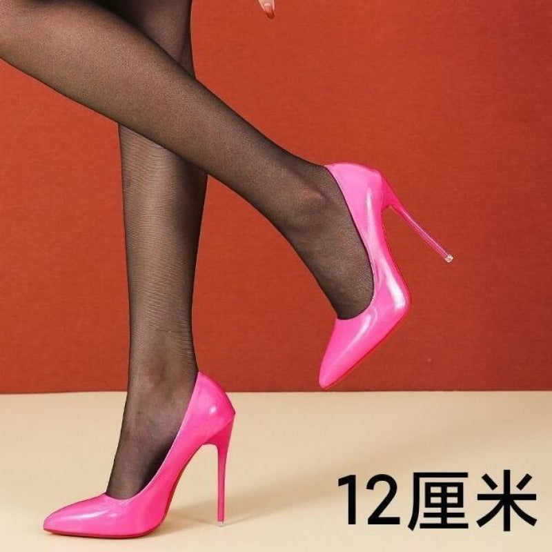 2024 Fashion High Heels 35-45 Plus Size Women Shoes 12cm Thin Stiletto Banquet Wedding Shoes Sexy Pointed Toe Ladies Party Shoes heels_stiletto