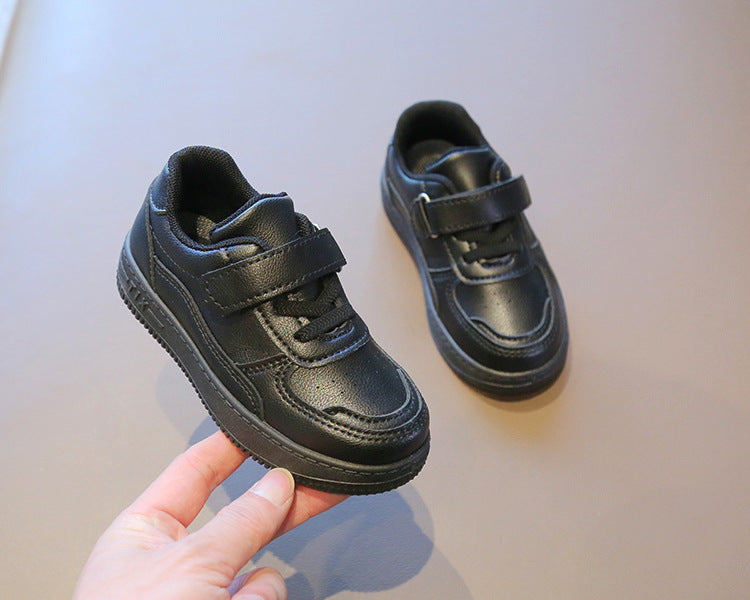 Tenis Sneakers Kids Spring/Autumn New Boys Girls Sports Shoes Casual Board Shoes Leather Soft Soled Children Small White Shoes kids_shoes