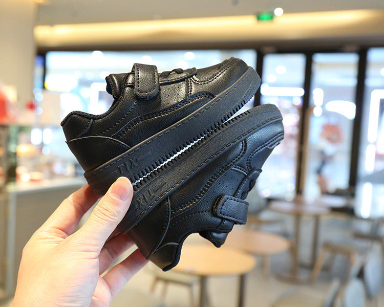 Tenis Sneakers Kids Spring/Autumn New Boys Girls Sports Shoes Casual Board Shoes Leather Soft Soled Children Small White Shoes kids_shoes