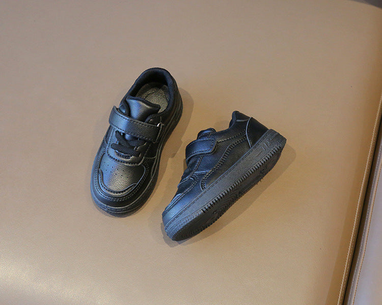 Tenis Sneakers Kids Spring/Autumn New Boys Girls Sports Shoes Casual Board Shoes Leather Soft Soled Children Small White Shoes kids_shoes