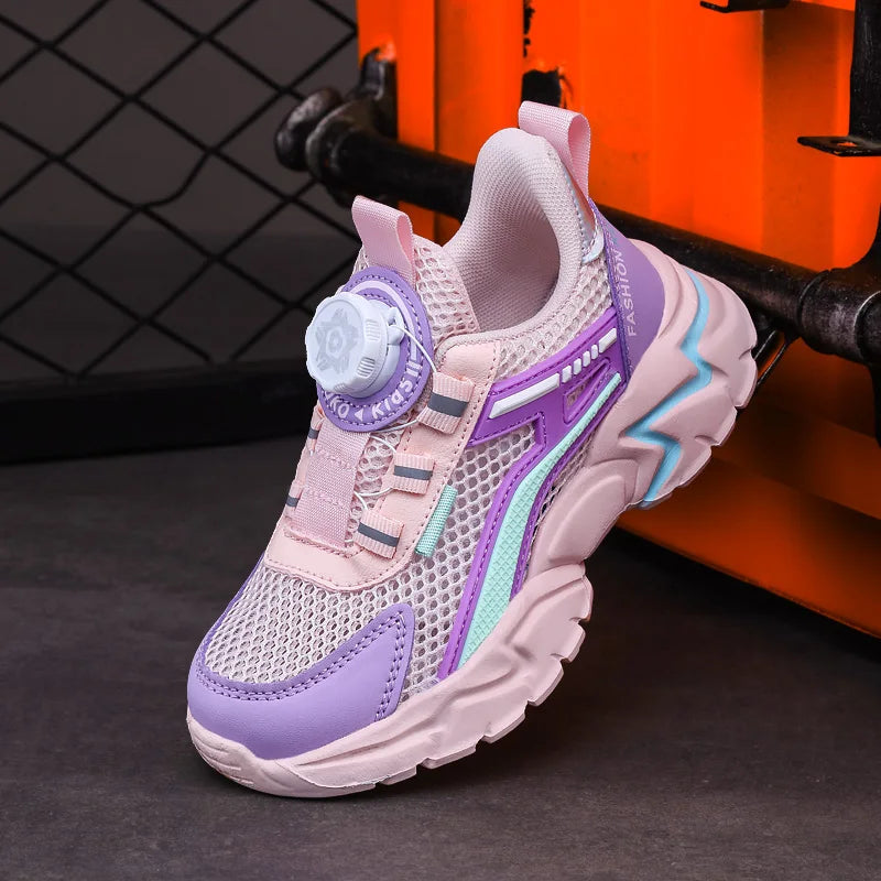 New Children Sports Shoes Boy Sneaker Black Mesh Summer Breathable Kids Casual Shoes Boy Running Tennis Running Sneaker kids_shoes