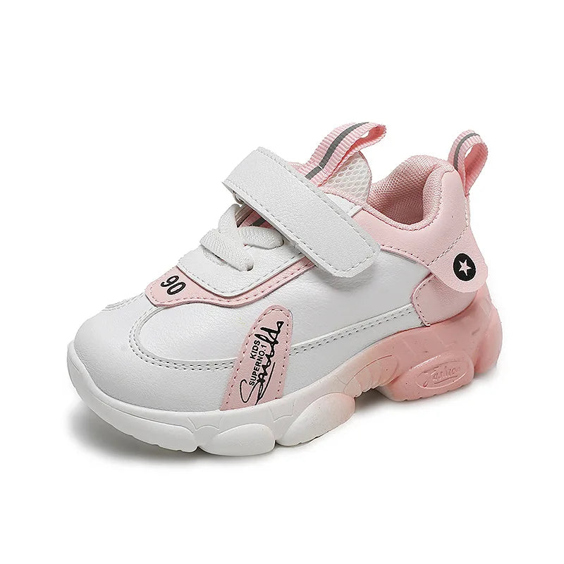 Size 20-31 Children Wear-resistant Casual Sports Shoes Baby Anti-slip Toddler Shoes Girls Boys Kids Soft Bottom Running Sneakers kids_shoes