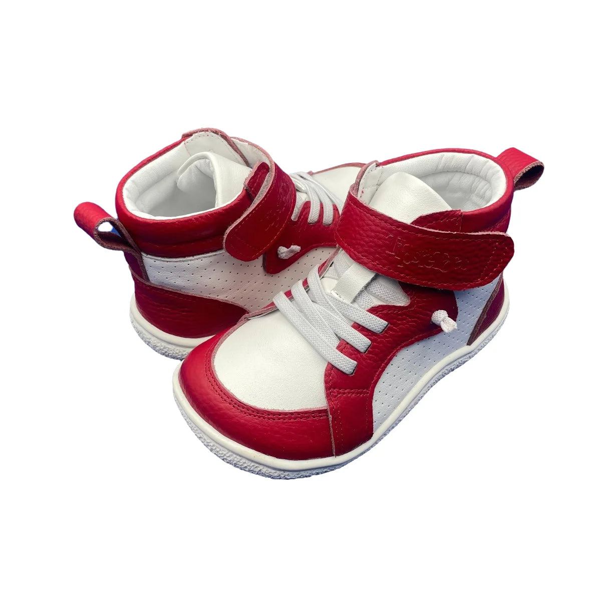 Tipsietoes Autumn Spring Genuine Leather Boots For Girls Boys Kids Barefoot Sneaker Leather Linning Light Weight Elastic Strape kids_shoes