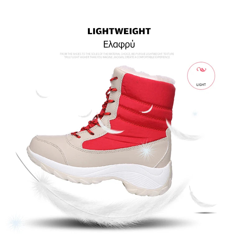 Snow Boots Women New Ladies Shoes Platform Shoes Woman Flat Keep Warm Boots Ladies Casual Plush Botas Mujer Winter Shoes Women sneakers_platform