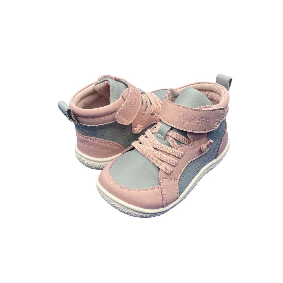 Tipsietoes Autumn Spring Genuine Leather Boots For Girls Boys Kids Barefoot Sneaker Leather Linning Light Weight Elastic Strape kids_shoes