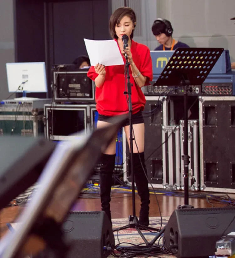 Botas Mujer Invierno In Over The Knee Women Boots Stretch Fabrics High Heel Slip on Shoes Pointed Toe Long Botte Femme 2026 boots_highheel