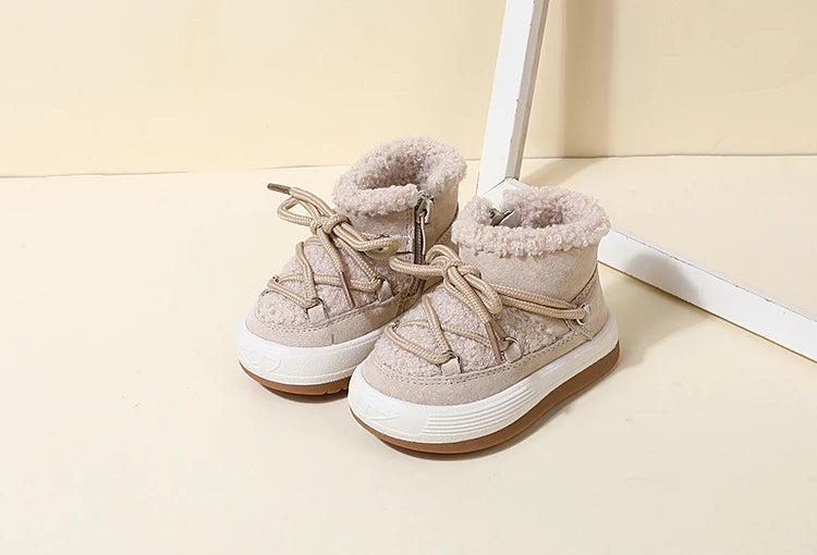 GT-CECD New Autumn/Winter Baby Boots Warm Plush Rubber Sole Toddler Kids Sneakers  Infant Shoes Fashion Little Boys Girls Boots kids_shoes