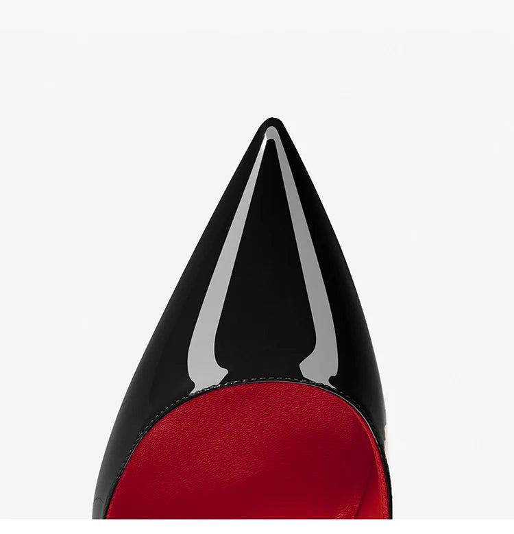 Shoes For Woman 2025 Trend Luxury Red Bottoms High Heels Pointed Toe Stiletto Pumps 12 cm Comfortable Party Dress Wedding Shoes heels_stiletto