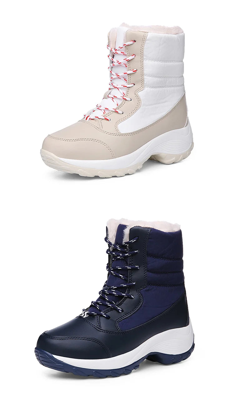 Snow Boots Women New Ladies Shoes Platform Shoes Woman Flat Keep Warm Boots Ladies Casual Plush Botas Mujer Winter Shoes Women sneakers_platform