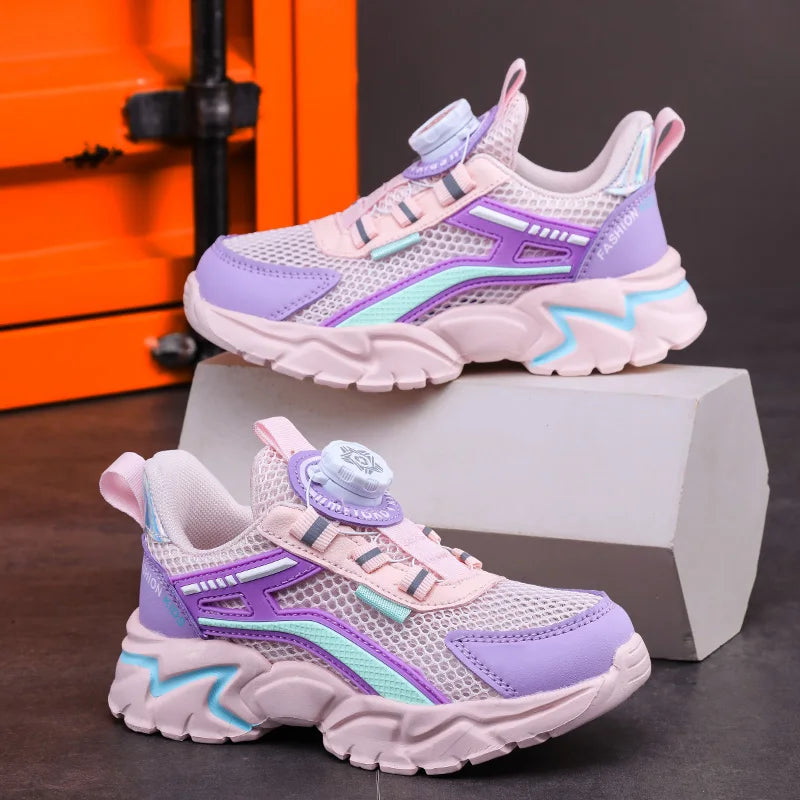 New Children Sports Shoes Boy Sneaker Black Mesh Summer Breathable Kids Casual Shoes Boy Running Tennis Running Sneaker kids_shoes