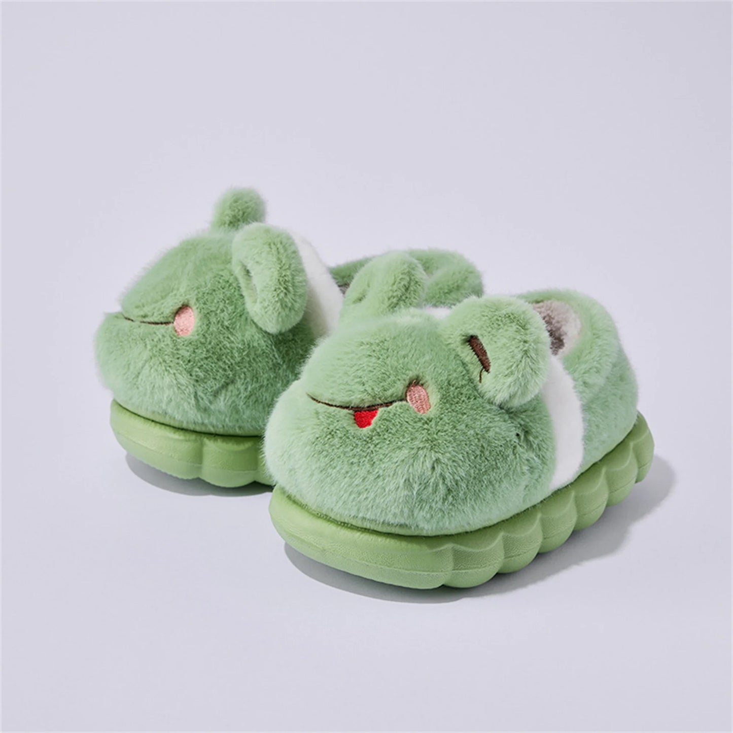 Children's cotton slippers, autumn and winter, indoor anti-skid and warm cartoon for men, women, small and medium-sized children kids_shoes