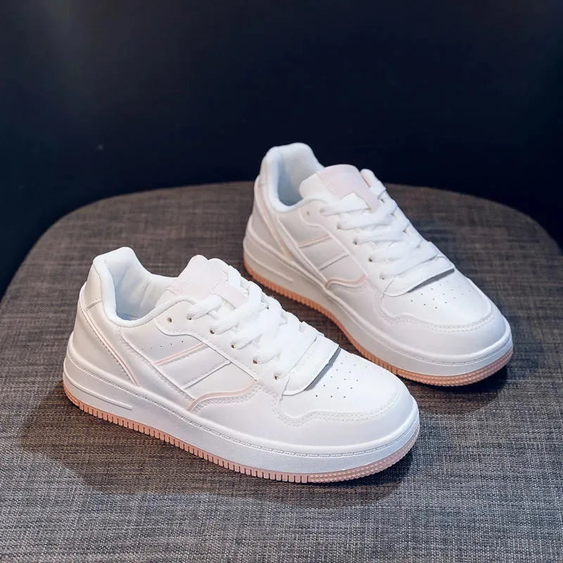 New 2024 Woman Tennis Sneakers Fashion Comfort  Sports Board Shoes Casual Academy Style Little White Shoes Female Spring autumn sneakers_women