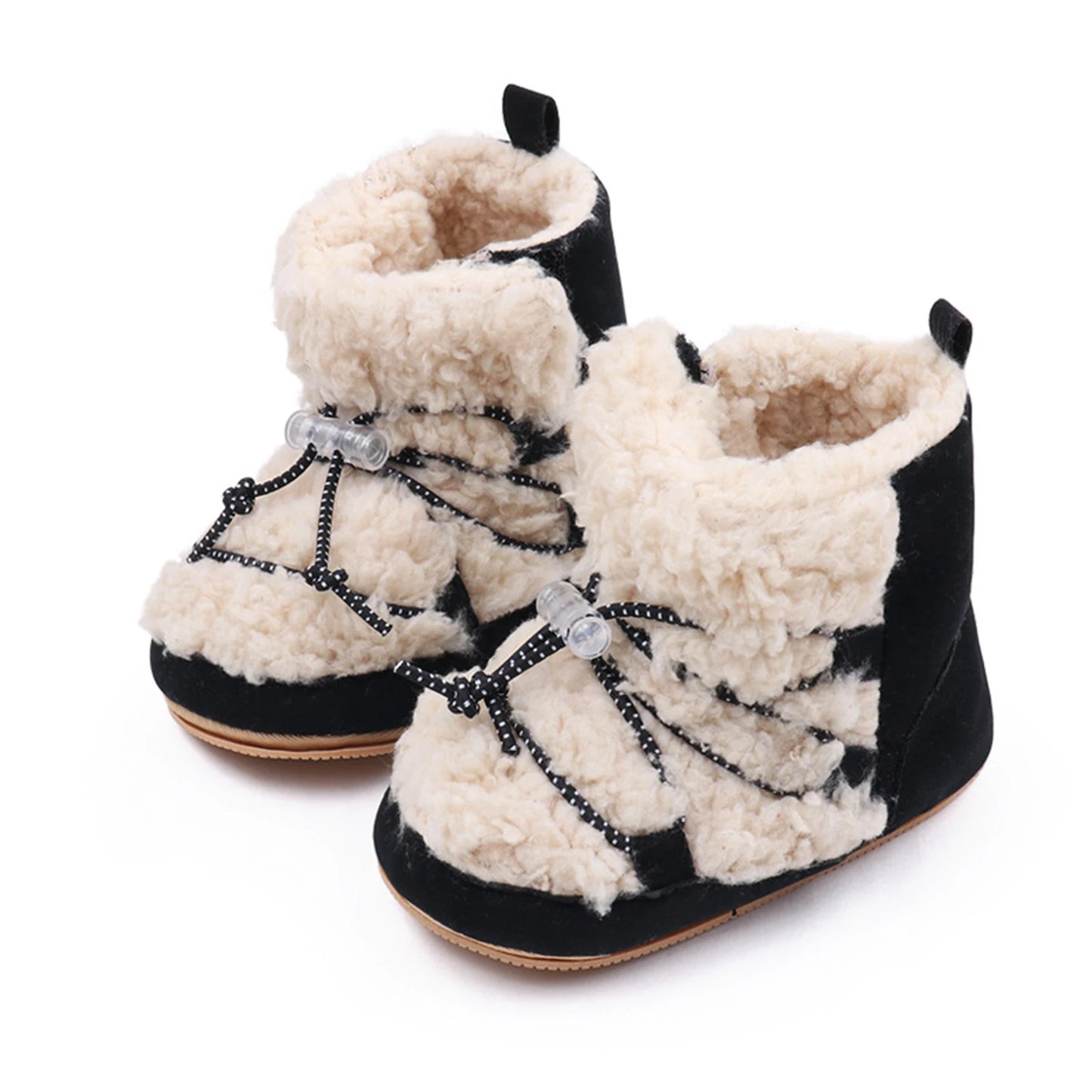 Newborn Girls Snow Boots Coral Fleece Winter Cute Ankle Boots Warm Baby Walking Shoes for Toddler Infant kids_shoes