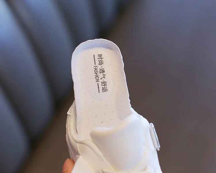 Tenis Sneakers Kids Spring/Autumn New Boys Girls Sports Shoes Casual Board Shoes Leather Soft Soled Children Small White Shoes kids_shoes