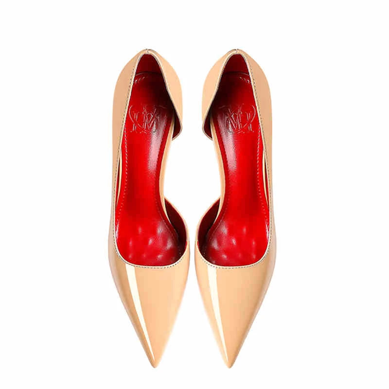Women's heels 2025 New Luxury Brand Pumps Red Bottom Pointed Toe Rhinestone High Heels Elegant Stiletto Party Prom Ladies Shoes heels_stiletto