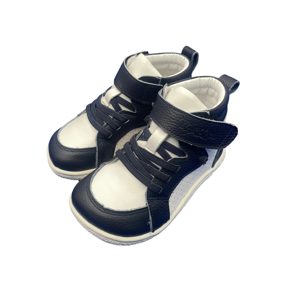 Tipsietoes Autumn Spring Genuine Leather Boots For Girls Boys Kids Barefoot Sneaker Leather Linning Light Weight Elastic Strape kids_shoes