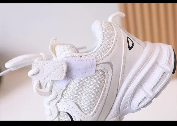 Kids Casual Running Shoes with Thick Soles Boys Girls Fashion Versatile Sports Shoes 2026 New Children Mesh Breathable Sneakers kids_shoes