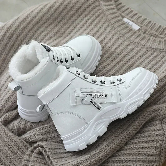 Winter Snow Boots for Women Casual High-top Shoes Warm Womens Sneakers Platform Ankle Boots Plus Size 45 Zapatillas De Mujer New sneakers_women